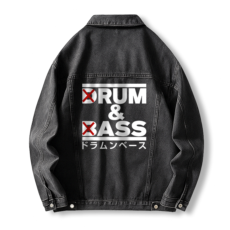 Tokyocanvas Drum And Bass Funny Jean Jackets