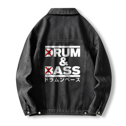 Tokyocanvas Drum And Bass Funny Jean Jackets