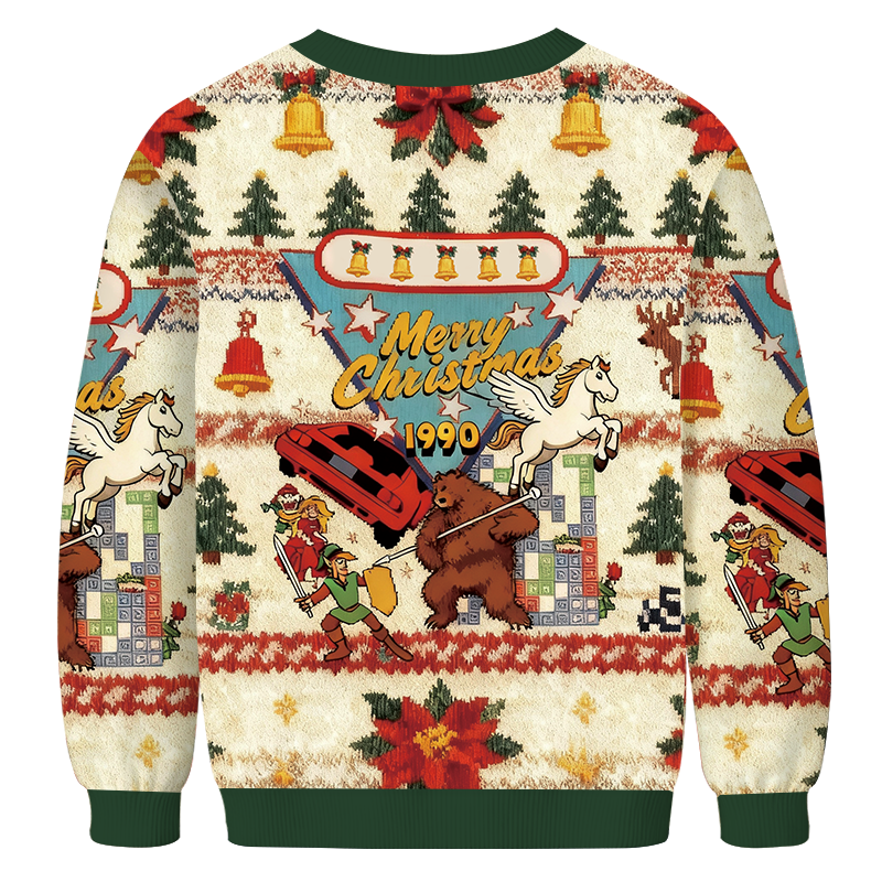 Tokyocanvas 1990 World Championships Christmas Ugly Sweatshirt