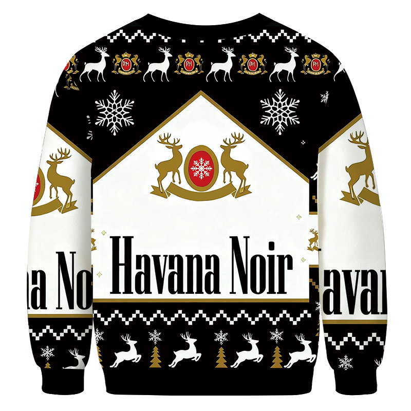 Tokyocanvas Vintage Cig Christmas Ugly Sweatshirt