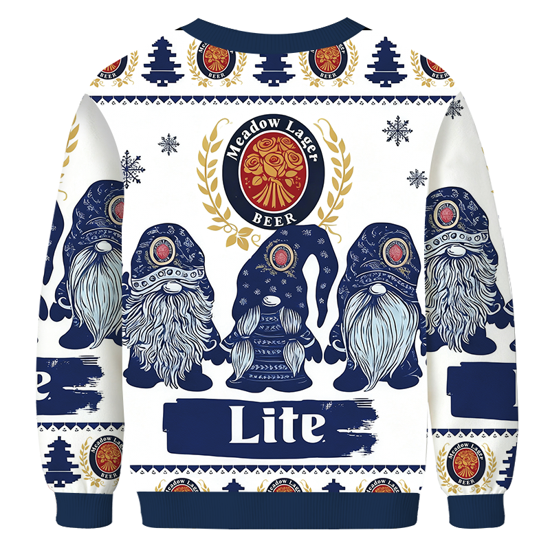 Tokyocanvas Lite Gnomies Christmas Ugly Sweatshirt