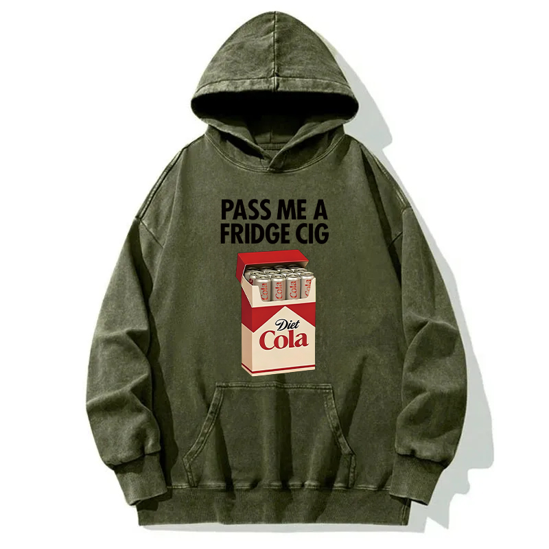 Tokyocanvas I Need A Diet Cola Washed Hoodie