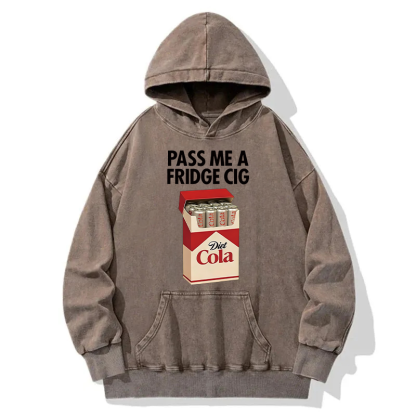 Tokyocanvas I Need A Diet Cola Washed Hoodie