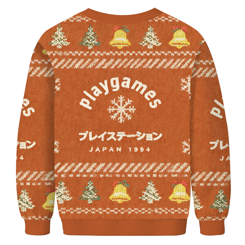 Tokyocanvas Playgame Japan Christmas Ugly Sweatshirt
