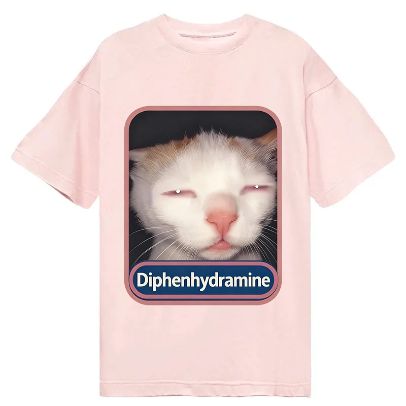 Tokyocanvas diphenhydramine Cat Meme Classic T-Shirt