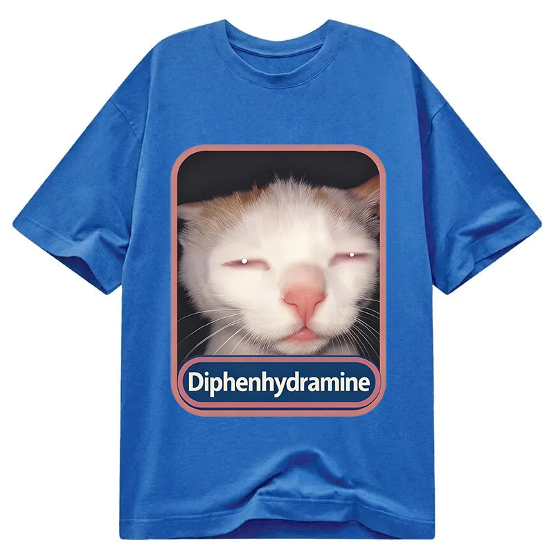 Tokyocanvas diphenhydramine Cat Meme Classic T-Shirt