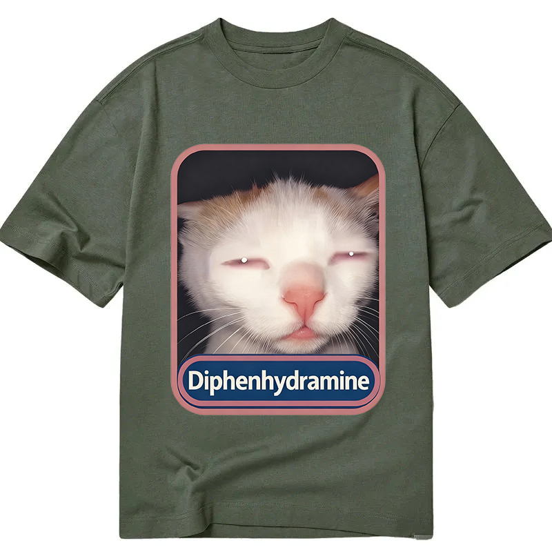 Tokyocanvas diphenhydramine Cat Meme Classic T-Shirt