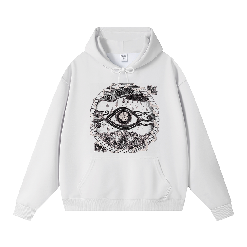 Tokyocanvas Zen Eye Fleece Lined Hoodie