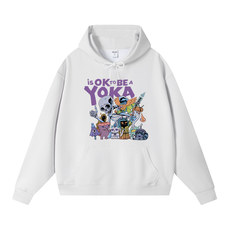 Tokyocanvas It's Ok To Be A Yokai Fleece Lined Hoodie