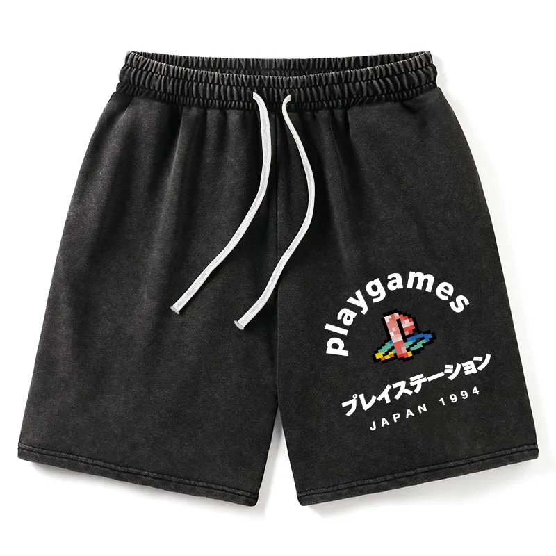 Tokyocanvas Play Games Japan Washed Short