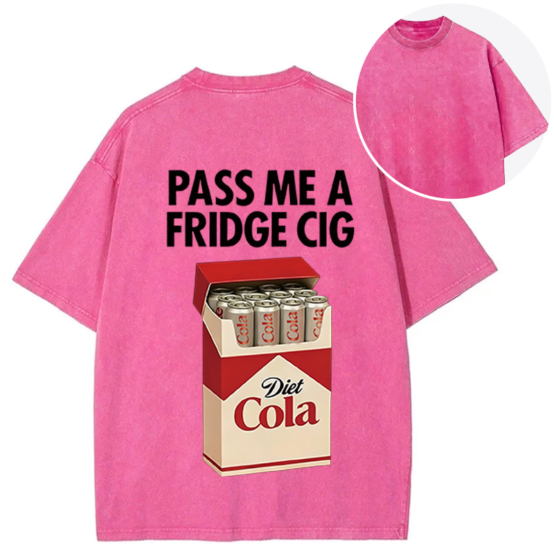 Tokyocanvas I Need A Diet Cola Back Washed T-Shirt