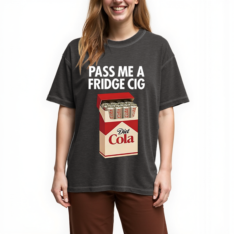 Tokyocanvas I Need A Diet Cola Gradient Washed T-Shirt