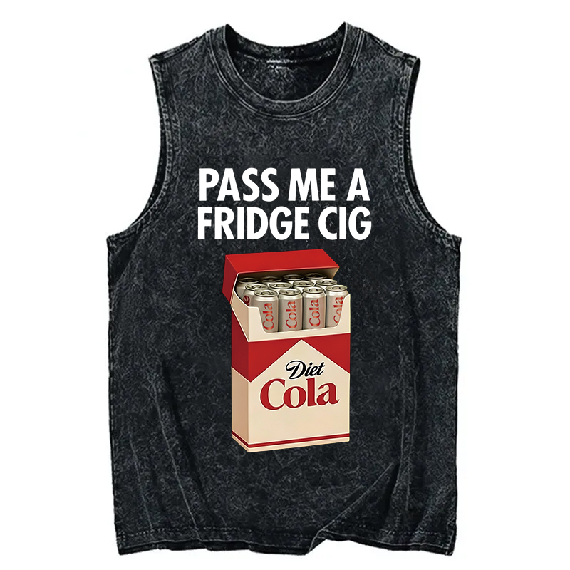 Tokyocanvas I Need A Diet Cola Washed Tank