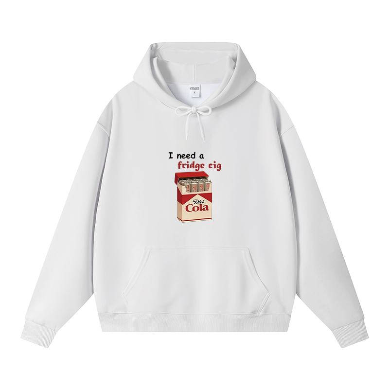 Tokyocanvas I Need A Fridge Cig Fleece Lined Hoodie