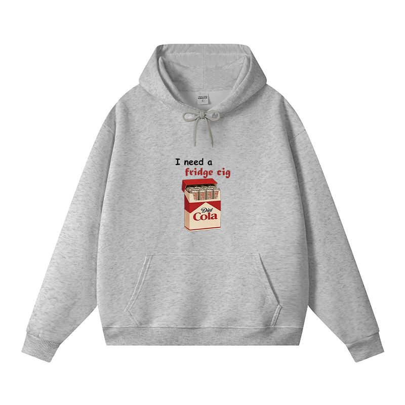 Tokyocanvas I Need A Fridge Cig Fleece Lined Hoodie