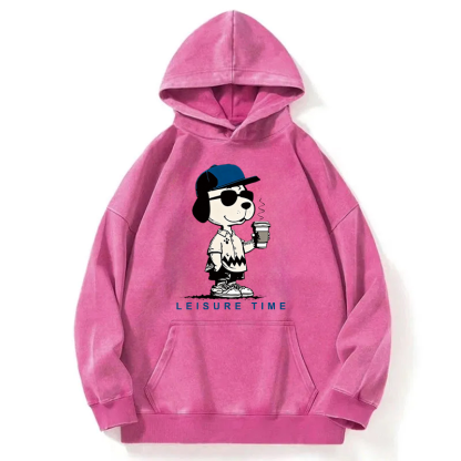 Tokyocanvas Dodger Dog Vintage Japanese Washed Hoodie