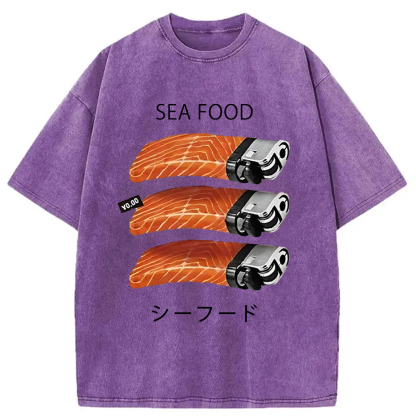 Tokyocanvas Salmon Lighter Washed T-Shirt