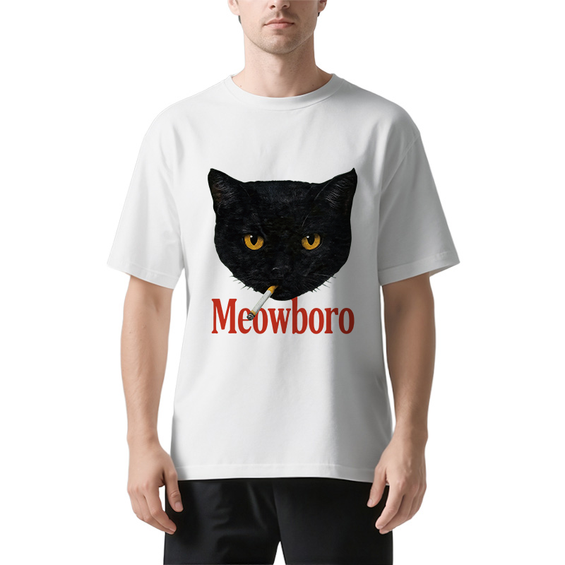 Tokyocanvas Smoking Black Cat Vintage Classic T-Shirt