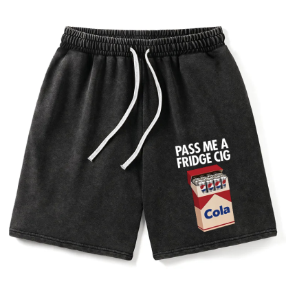 Tokyocanvas I Need A Diet Pepsi Washed Short