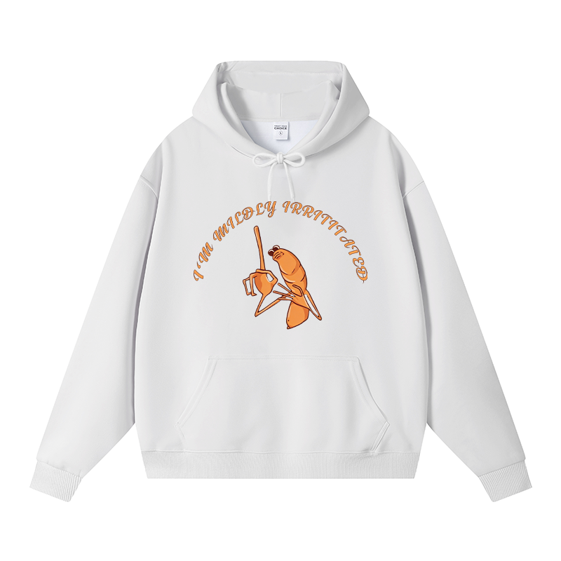 Tokyocanvas I'm Mildly Irritated Fleece Lined Hoodie