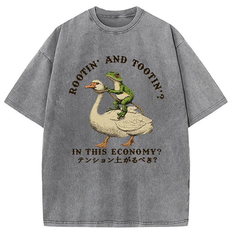 Tokyocanvas Should I Be Excited Washed T-Shirt