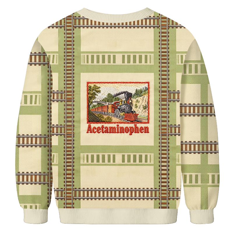 Tokyocanvas Acetaminophen Funny Meme Casual Ugly Sweatshirt