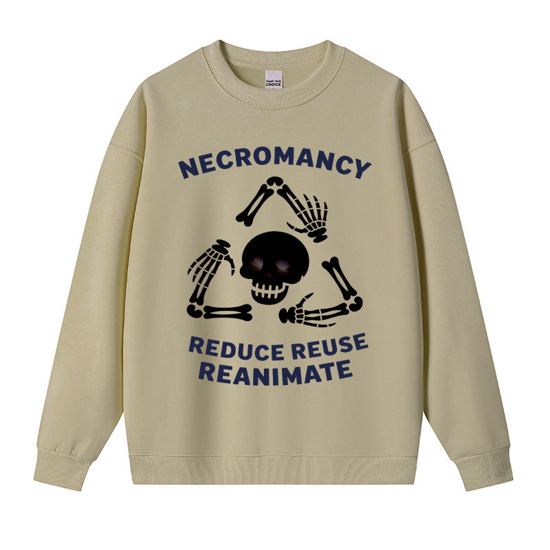 Tokyocanvas 3R Skeleton Fleece Lined Sweatshirt