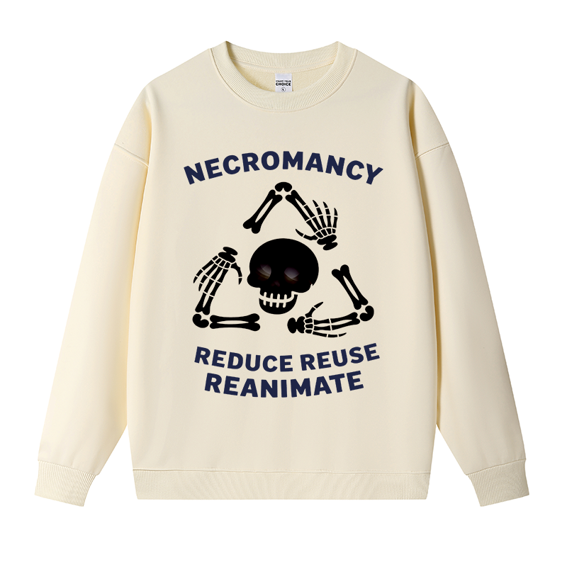 Tokyocanvas 3R Skeleton Fleece Lined Sweatshirt