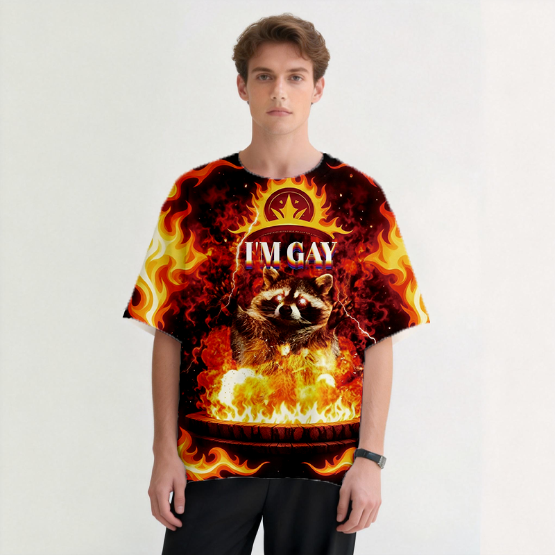 Tokyocanvas I'm Gay Graphic Print T-Shirt