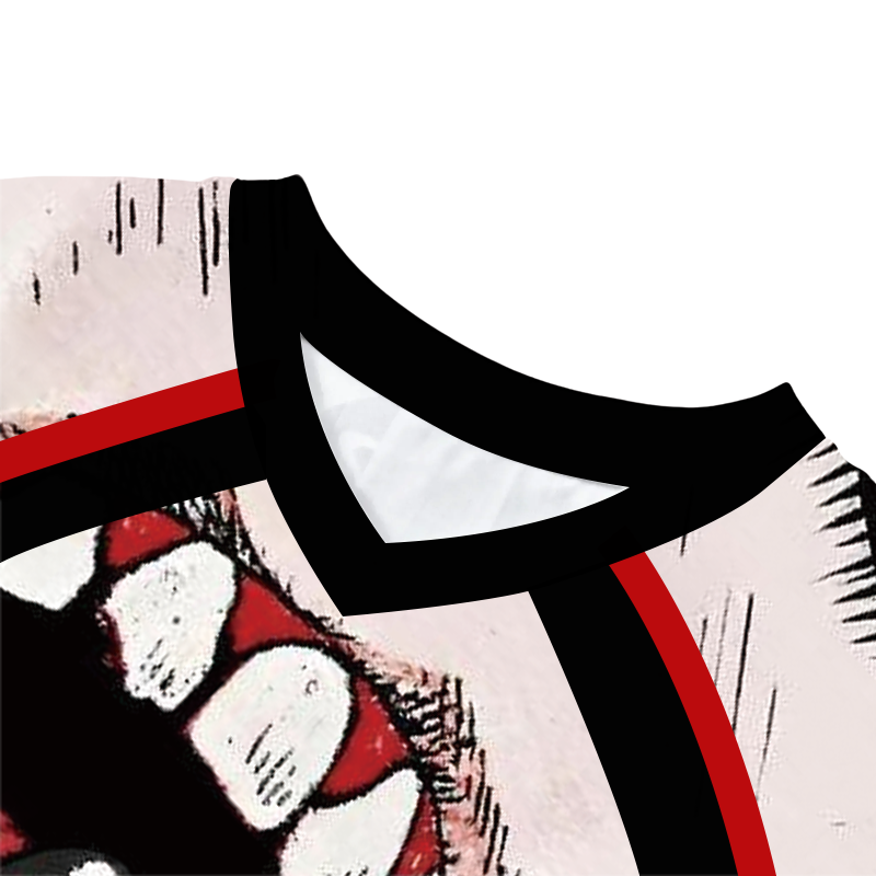 Tokyocanvas White Teeth Graphic Long-sleeve T-Shirt