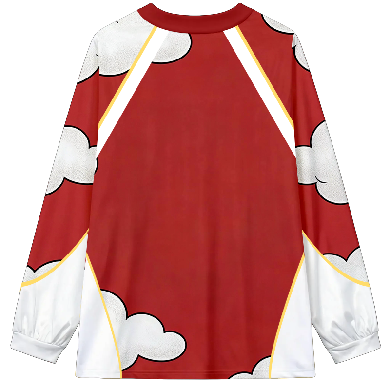 Tokyocanvas Here Is Smoking Cat Graphic Long-sleeve T-Shirt