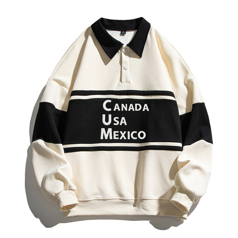 Tokyocanvas C&U&M Polo Embroidered Sweatshirt