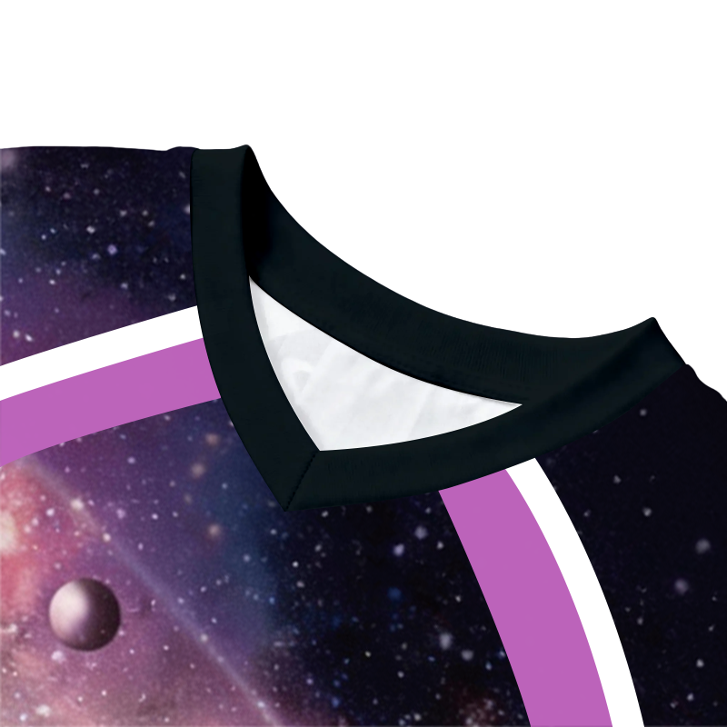 Tokyocanvas Space Galaxy Dog Long Sleeve Graphic Print T-Shirt