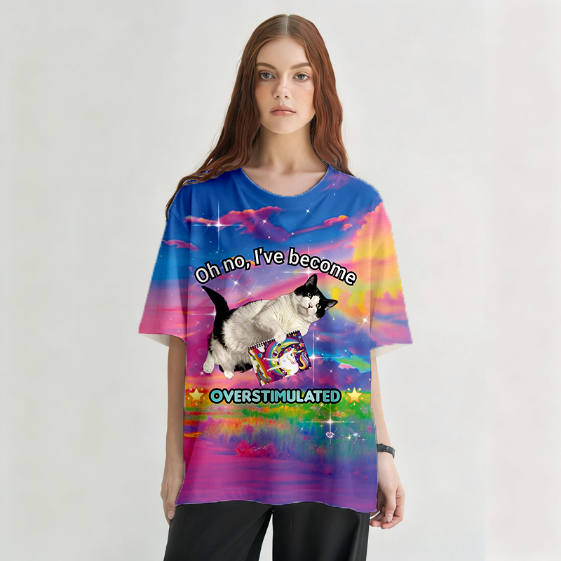 Tokyocanvas Oh No Graphic Print T-shirt
