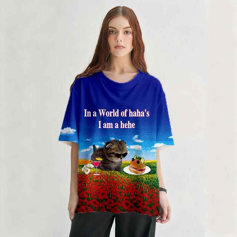 Tokyocanvas In A World Graphic Print T-shirt