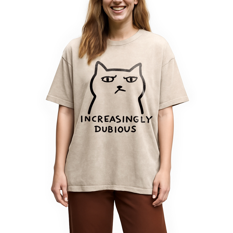 Tokyocanvas Increasingly Dubious Washed T-Shirt