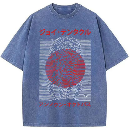 Tokyocanvas Retro Music Washed T-Shirt