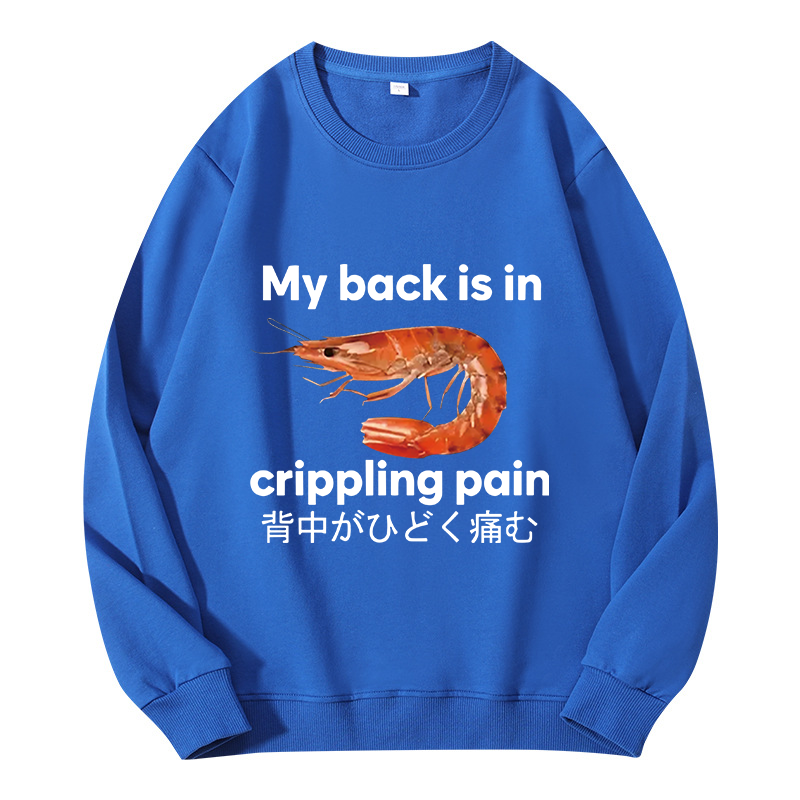 Tokyocanvas My Back Is in Crippling Pain Classic Sweatshirt