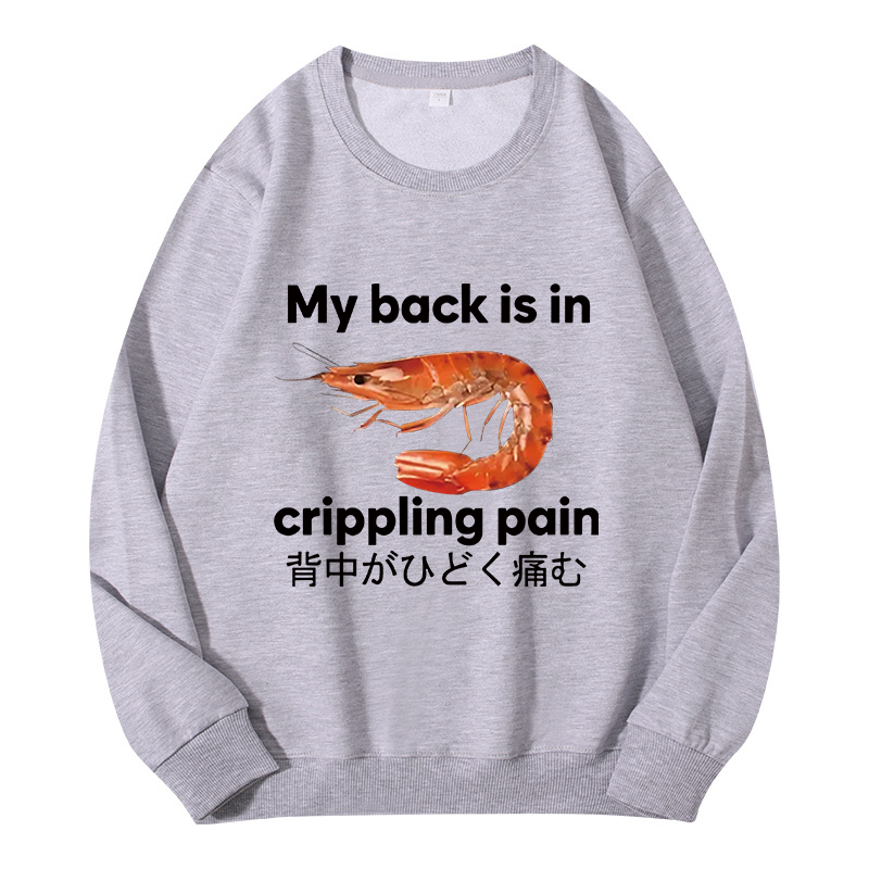 Tokyocanvas My Back Is in Crippling Pain Classic Sweatshirt