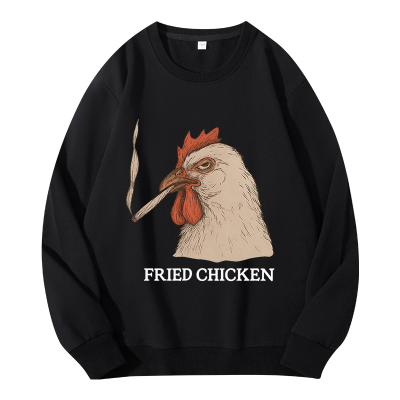 Tokyocanvas Fried Chicken 420 Smoking Meme Classic Sweatshirt