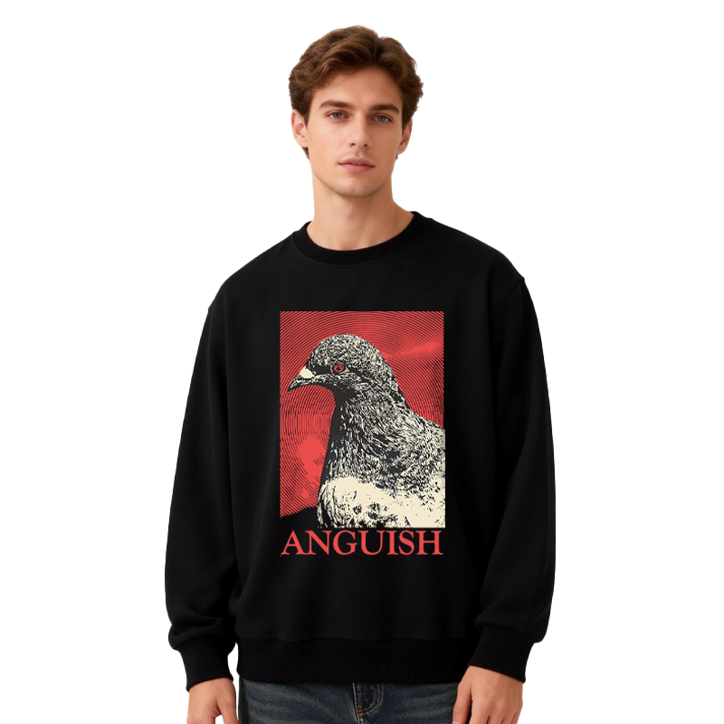 Tokyocanvas The Weight of Urban Anguish Classic Sweatshirt