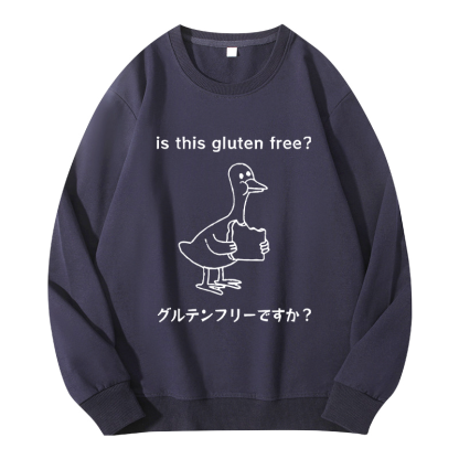 Tokyocanvas Avoid Gluten Product Classic Sweatshirt