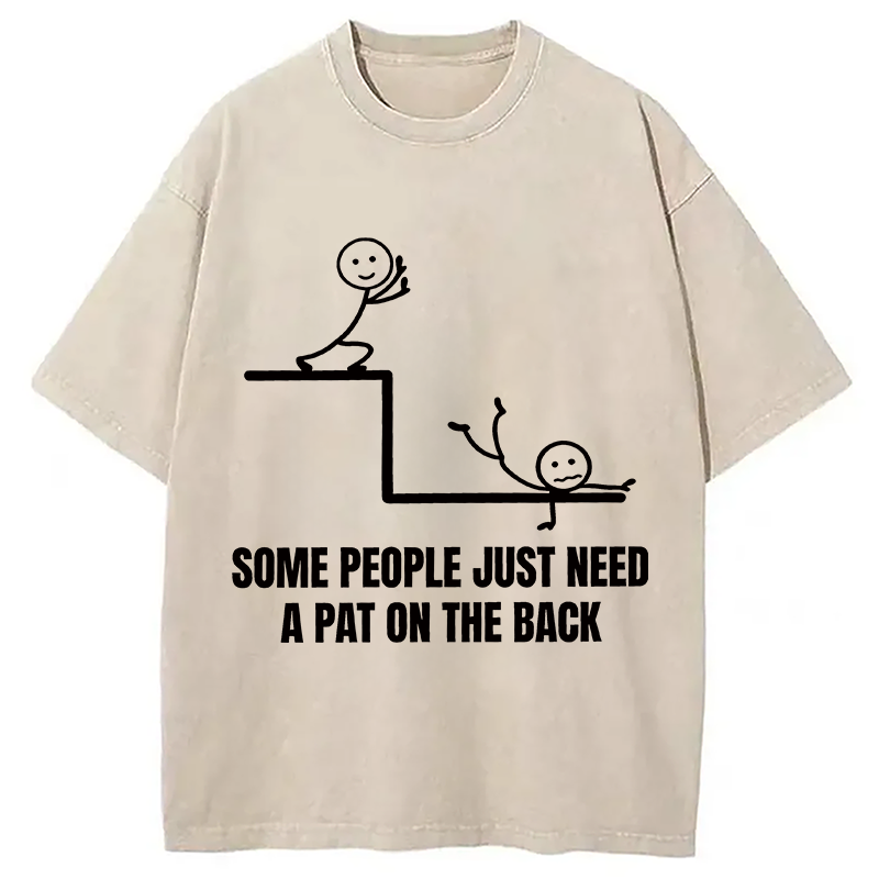 Tokyocanvas Funny Husband Meme Washed T-Shirt