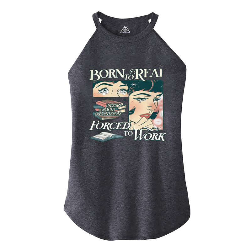 Tokyocanvas Born To Read Cotton Tank