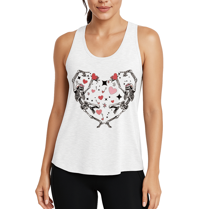 Tokyocanvas Skeleton Love Fitness Tank