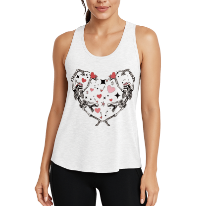 Tokyocanvas Skeleton Love Fitness Tank
