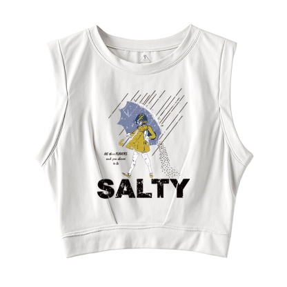 Tokyocanvas Salty Girl Sleeveless Crop Top