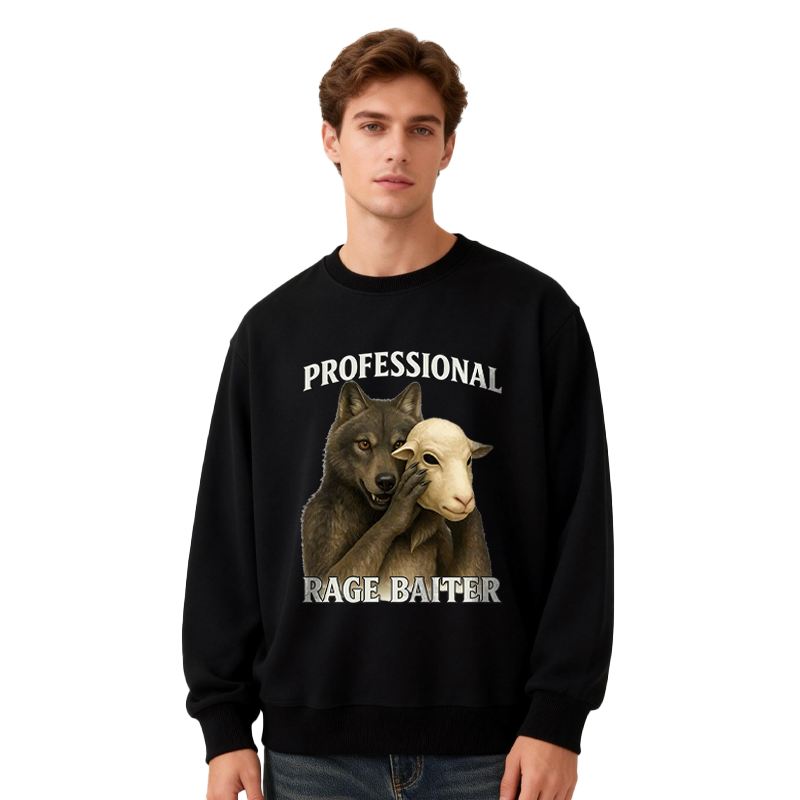 Tokyocanvas Professional Rage Baiter Funny Classic Sweatshirt