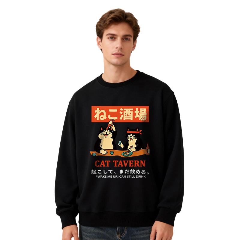 Tokyocanvas Cat Tavern Classic Sweatshirt