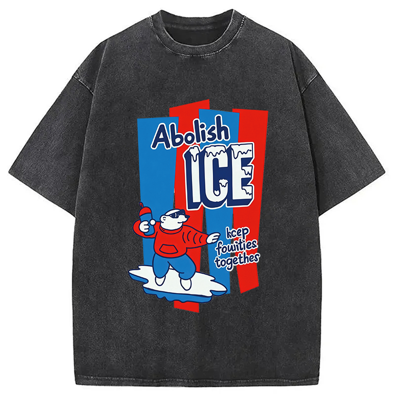 Tokyocanvas Keep Families Together Washed T-Shirt